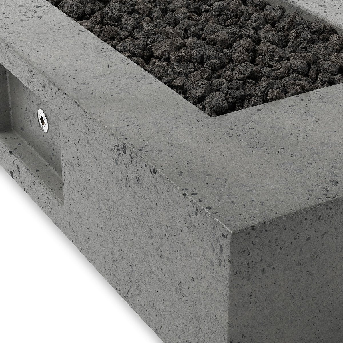 Kenton Outdoor Fire Table Pewter Concrete OL