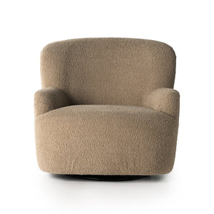 Kadon Swivel Chair Sheepskin Camel OL