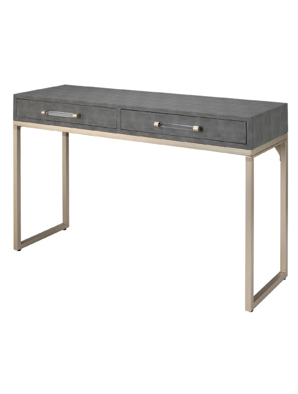 Kain Faux Shagreen Console Table - Homenclature