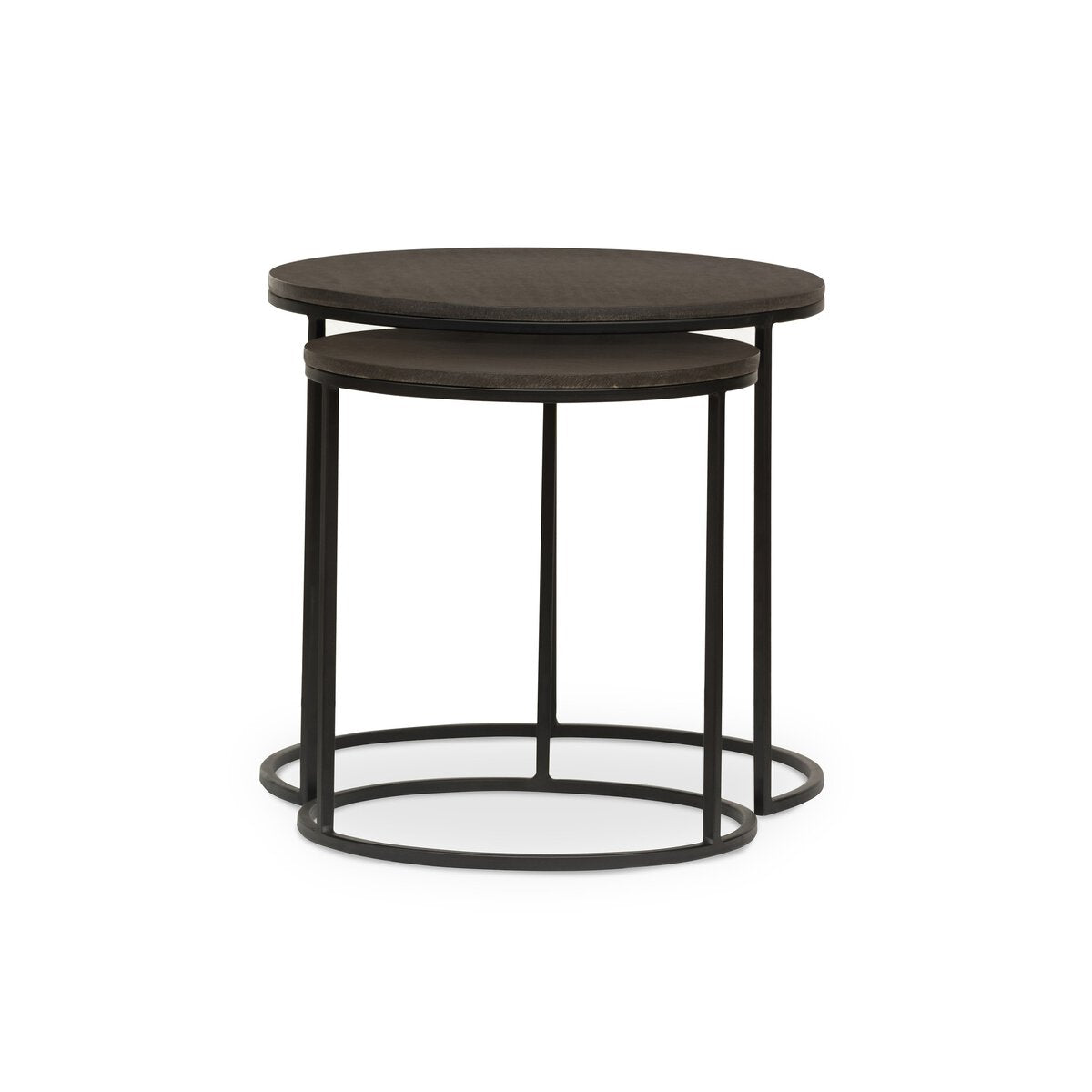 Lavastone Nesting Tables Black Lavastone OL