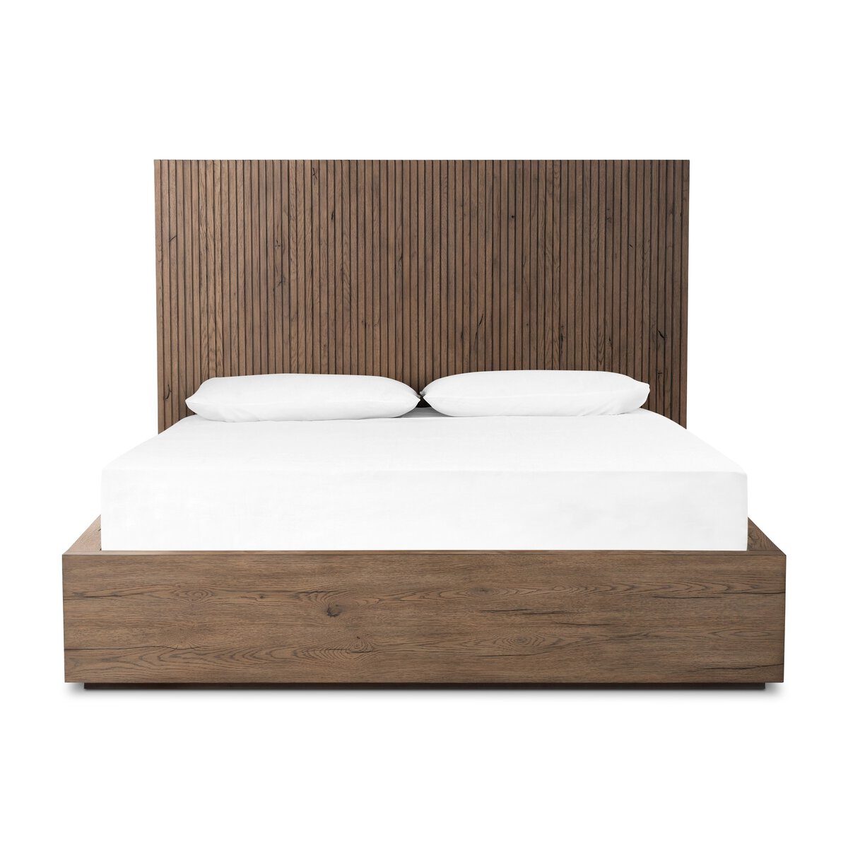 Leo King Bed Rustic Grey