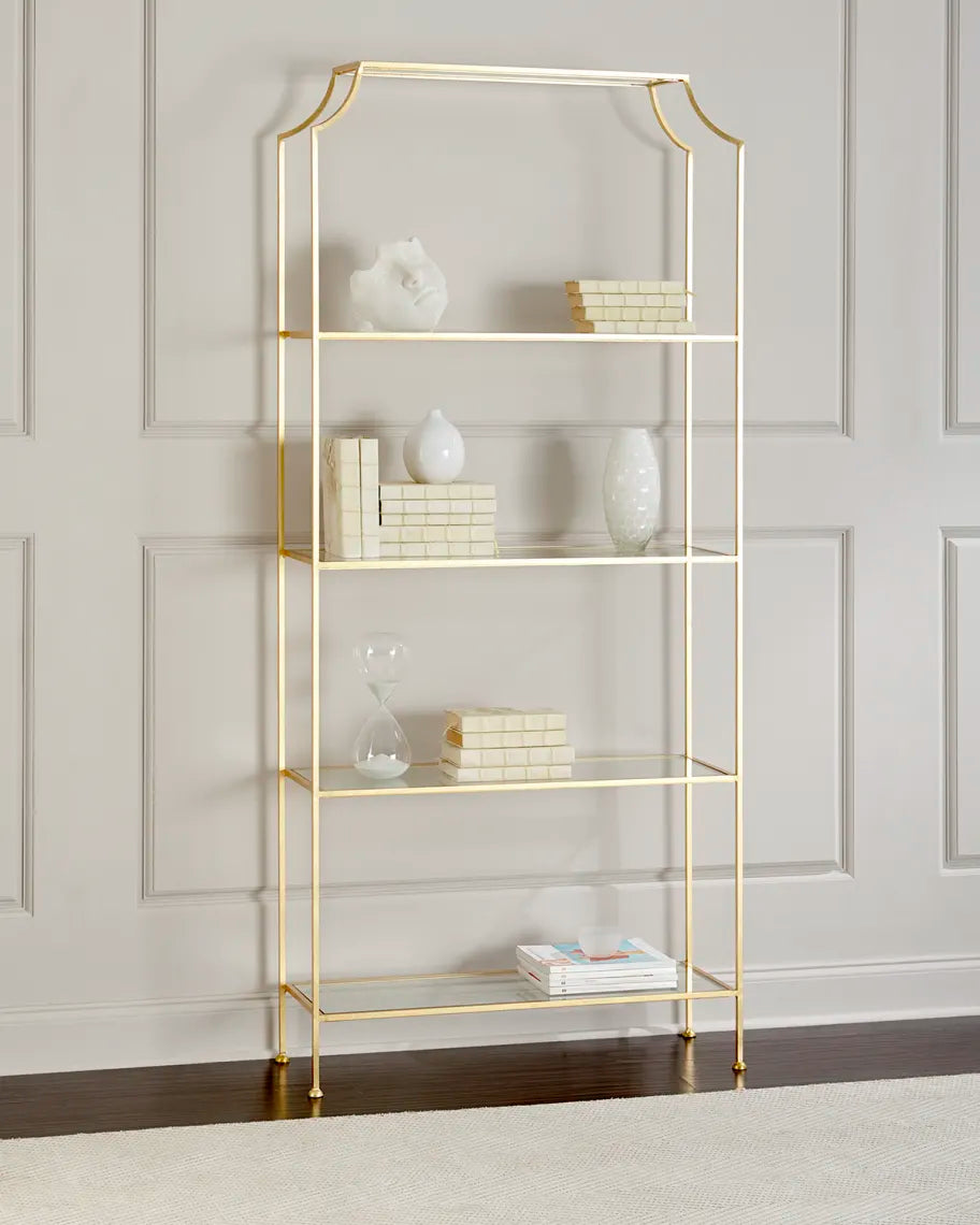 Lucas Gold Leaf Etagere