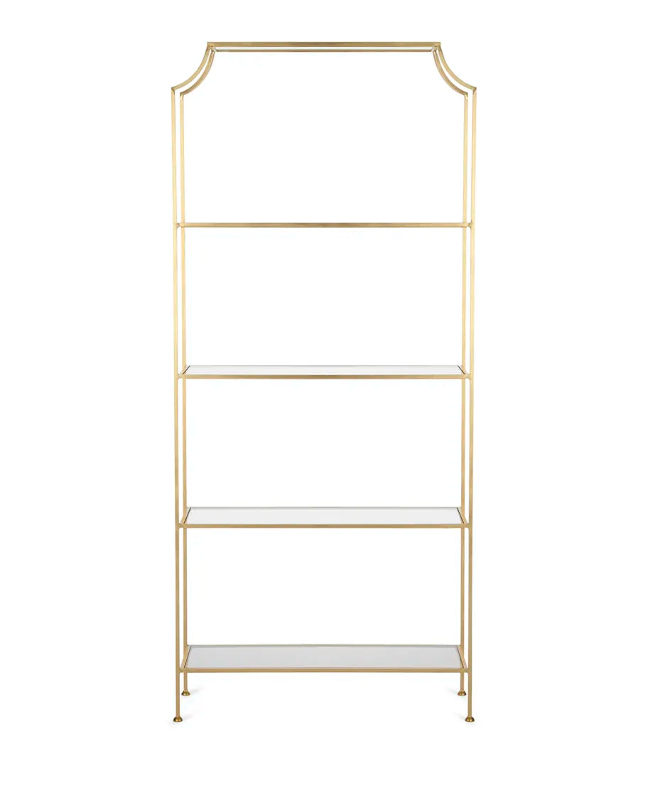 Lucas Gold Leaf Etagere