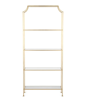 Lucas Gold Leaf Etagere