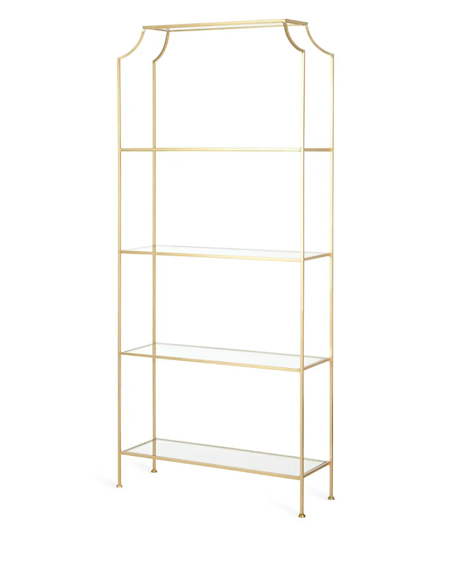 Lucas Gold Leaf Etagere