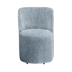 Marlowe Blue Rolling Dining Chairs - Pair - OL