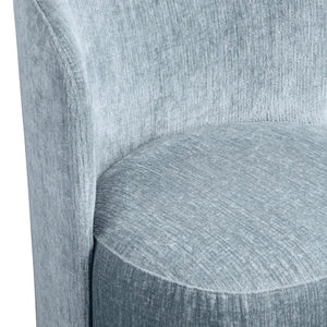 Marlowe Blue Rolling Dining Chairs - Pair - OL