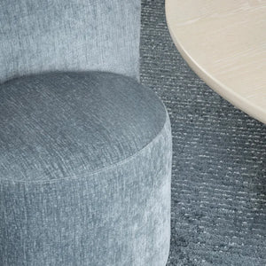 Marlowe Blue Rolling Dining Chairs - Pair - OL