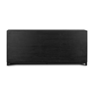Millie 6 Drawer Dresser Drifted Matte Black Veneer OL
