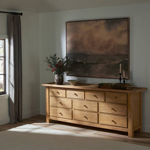 Millbrook Dresser Natural Light Oak Veneer OL