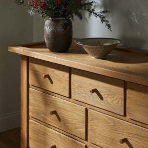 Millbrook Dresser Natural Light Oak Veneer OL