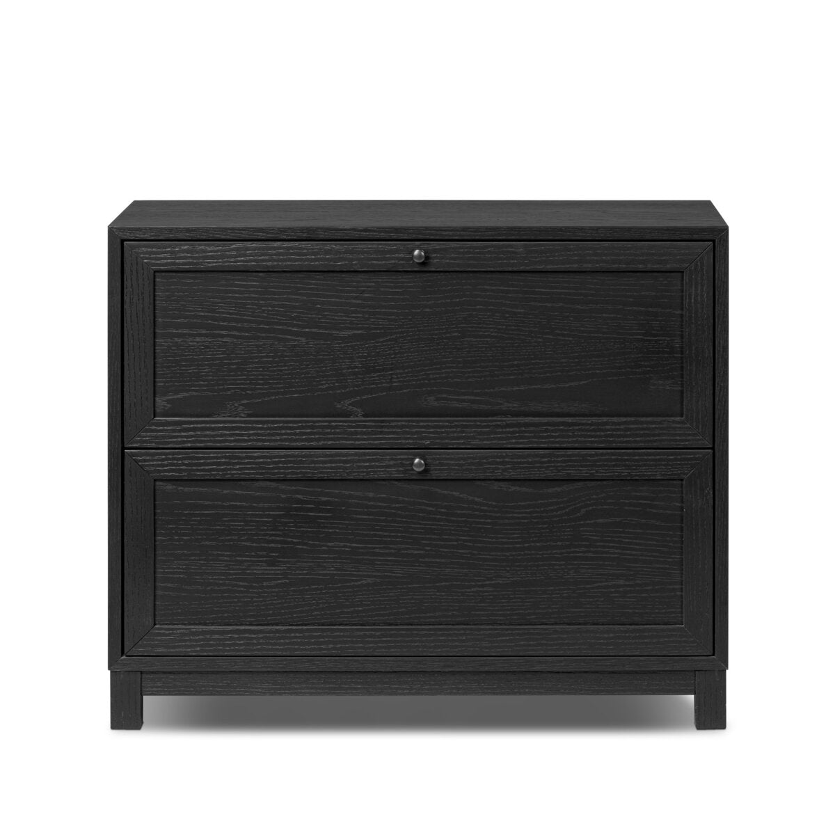 Millie Nightstand Drifted Matte Black Veneer OL