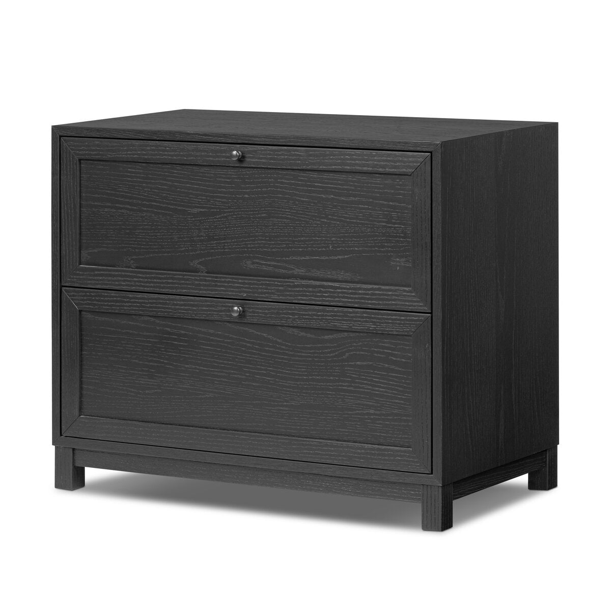 Millie Nightstand Drifted Matte Black Veneer OL
