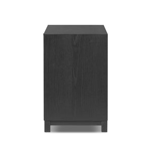 Millie Nightstand Drifted Matte Black Veneer OL