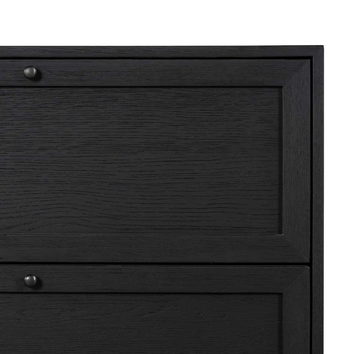 Millie Nightstand Drifted Matte Black Veneer OL