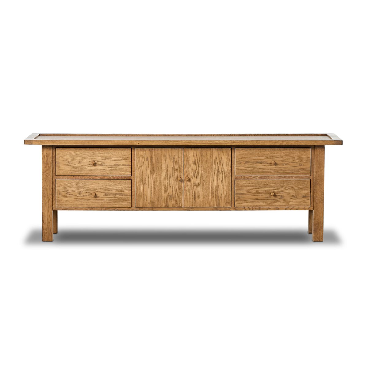 Millbrook Media Console Natural Light Oak OL