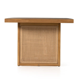 Merit Outdoor Dining Table-90" Natural Teak-FSC OL