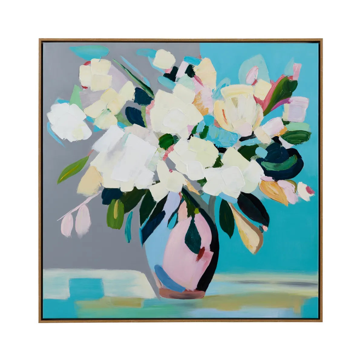 The Modern Bouquet Framed Canvas - OL