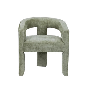 Monaco Sage Green Upholstered Dining Chairs - Pair - OL