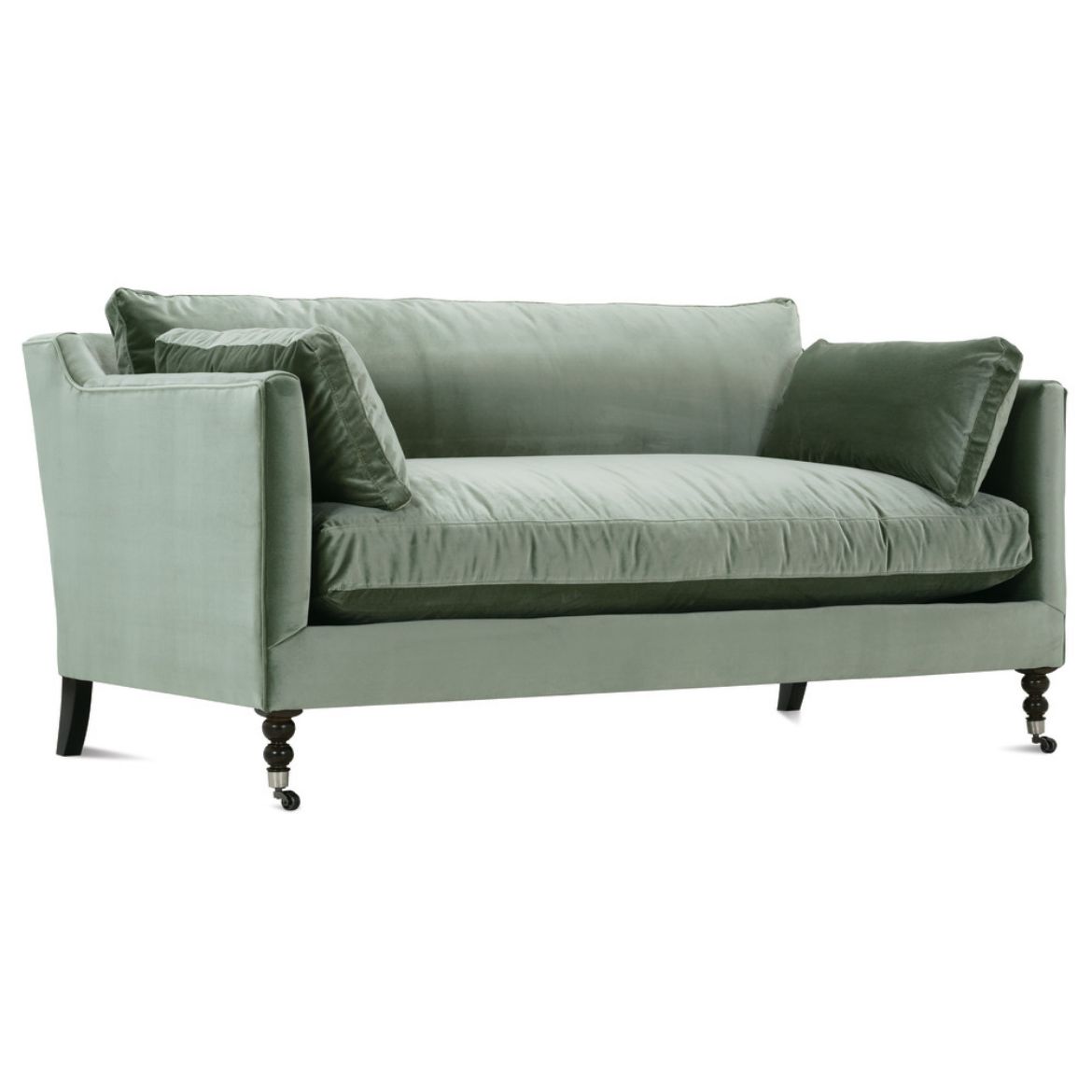 71” Madeline Sofa - Antiqued Moss Velvet OL