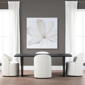 Maddox Black Mango Wood Dining Table - OL