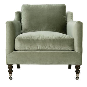 Madeline Chair - Antiqued Moss Velvet OL