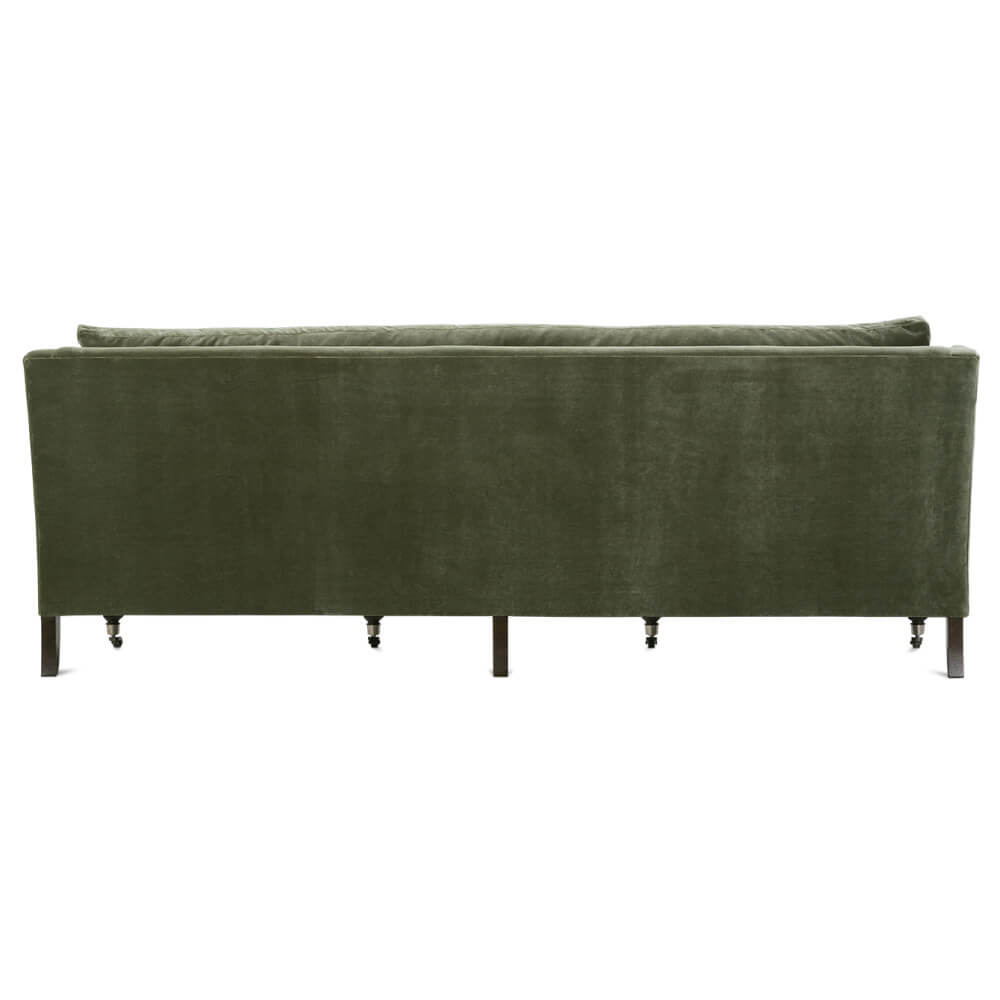 90” Madeline Sofa - Antiqued Moss Velvet - OL