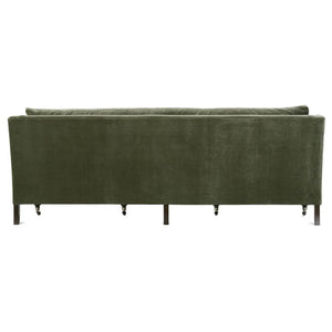 90” Madeline Sofa - Antiqued Moss Velvet - OL