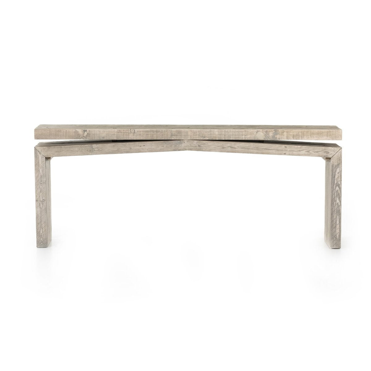 Matthes Reclaimed Pine Console Table Weathered Wheat OL