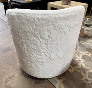Mischa Pouf Swivel Chair