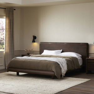 Nigel QUEEN Bed Rustic Brown Acacia OL