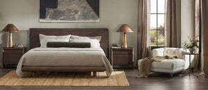 Nigel QUEEN Bed Rustic Brown Acacia OL