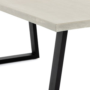 Cyrus Outdoor Dining Table Light Grey OL
