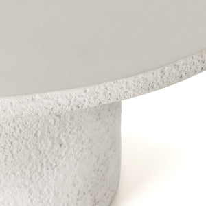 Otero Outdoor Round Dining Table Matte Stone OL