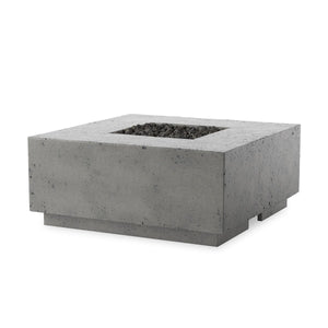 Donovan Outdoor Fire Table Pewter Concrete OL