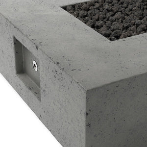 Donovan Outdoor Fire Table Pewter Concrete OL