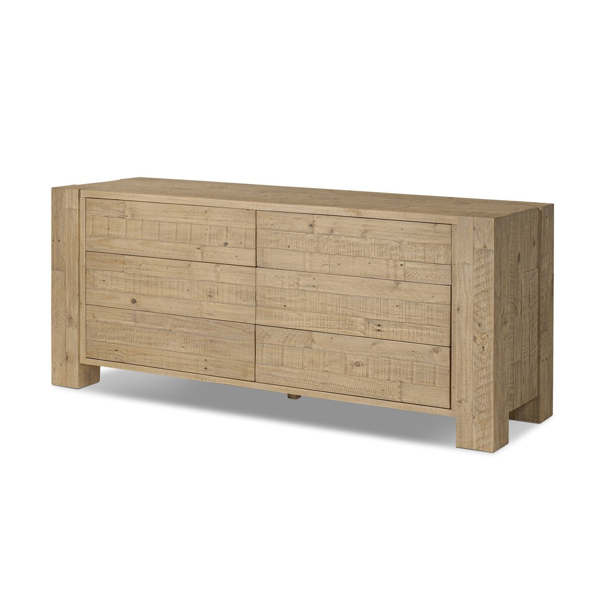 Perot 6 Drawer Dresser Light Blonde Pine OL