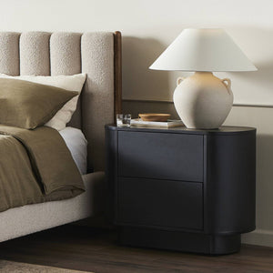Paden Nightstand Aged Black Acacia OL