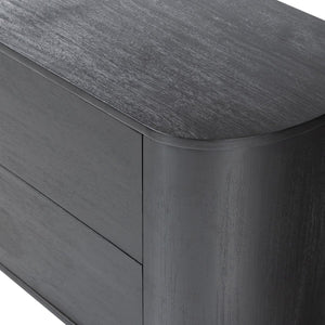 Paden Nightstand Aged Black Acacia OL