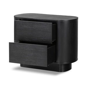 Paden Nightstand Aged Black Acacia OL