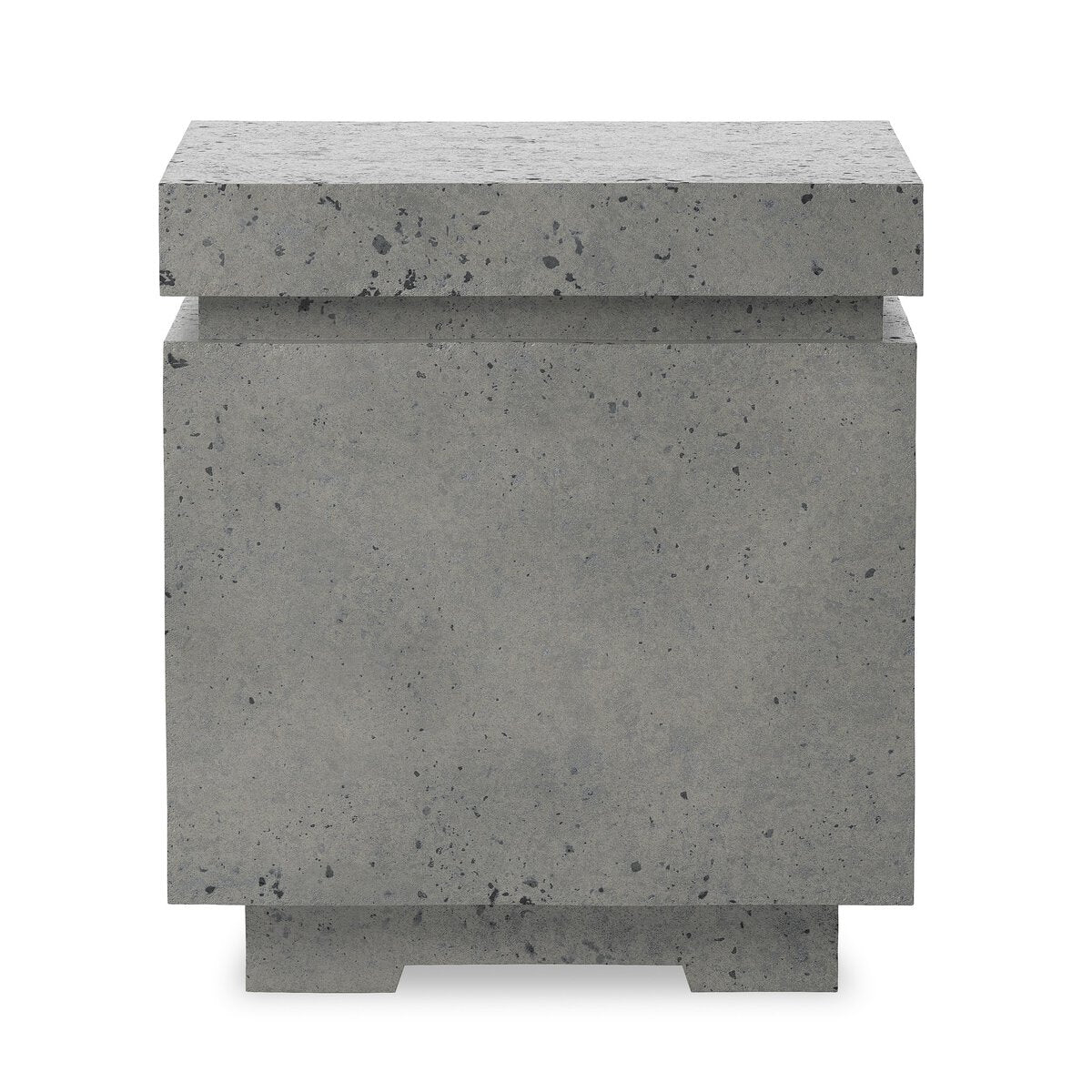 Posen Outdoor Square Propane Enclosure Pewter Concrete OL