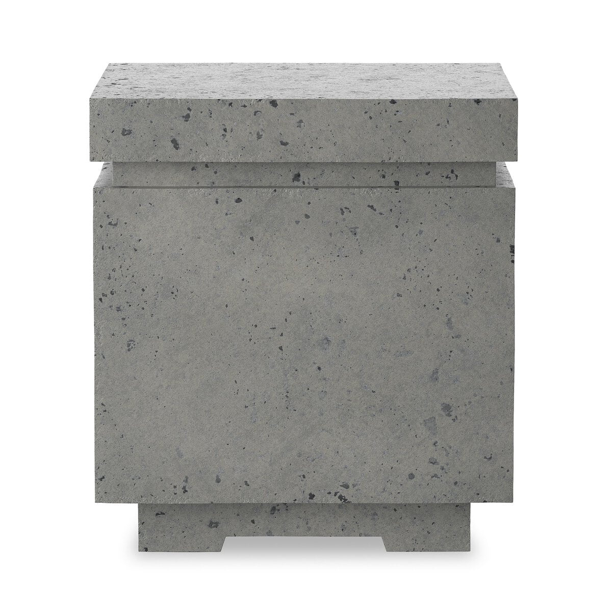 Posen Outdoor Square Propane Enclosure Pewter Concrete OL