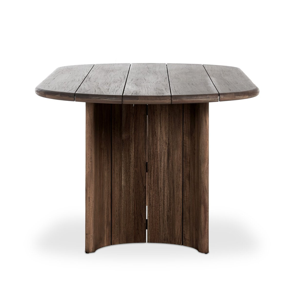Paden Outdoor Dining Table-94" Stained Toasted Brown-FSC OL
