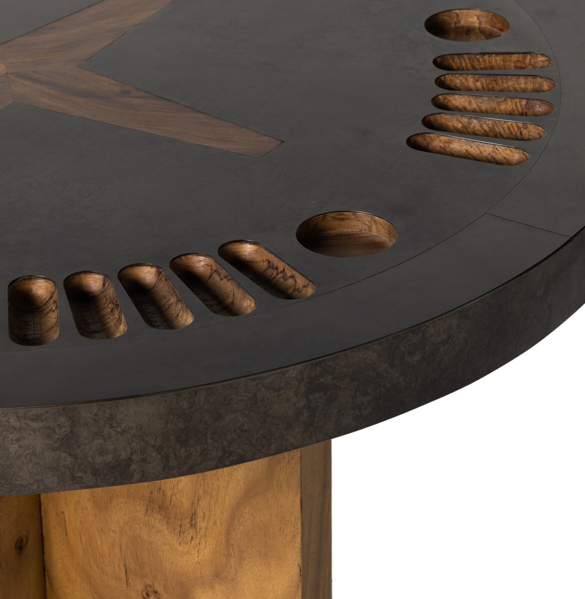 Poker Table Natural Brown Guanacaste OL