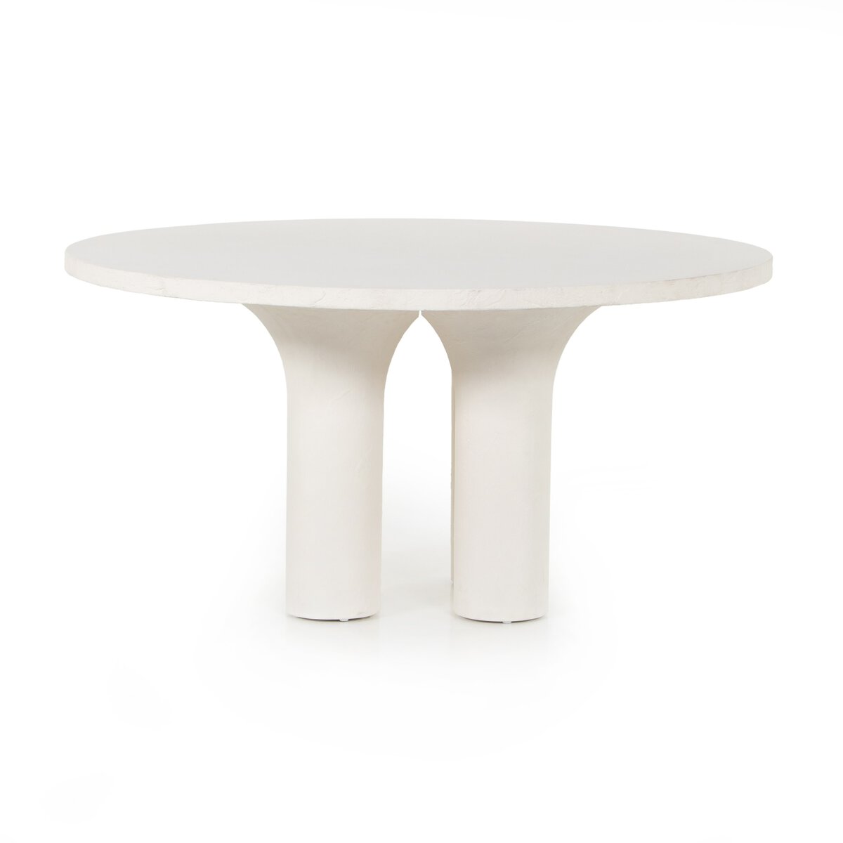 Parra Round Dining Table White Concrete OL