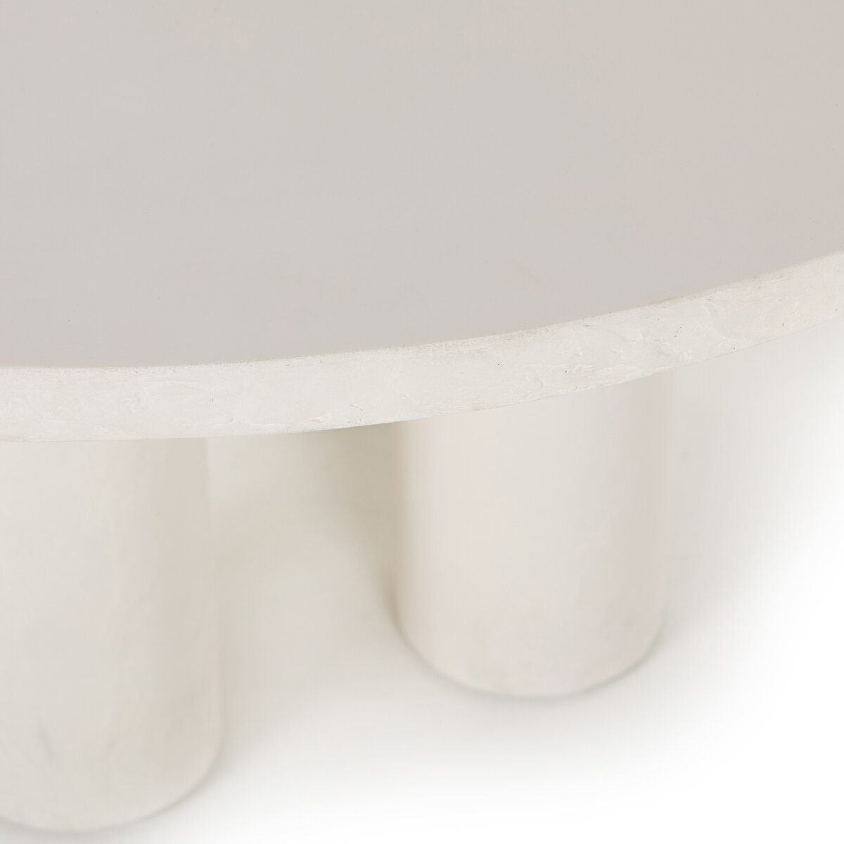Parra Round Dining Table White Concrete OL