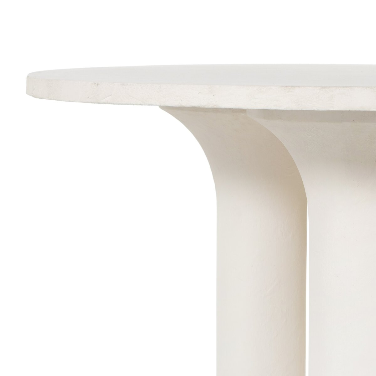 Parra Round Dining Table White Concrete OL