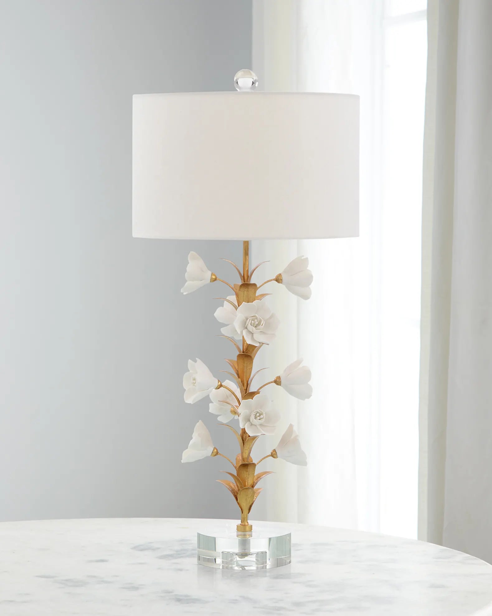 Porcelain Flower Table Lamp