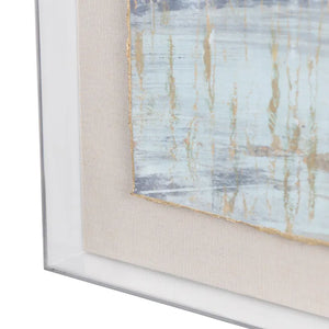 Quiet Horizon II Framed Abstract Canvas - OL