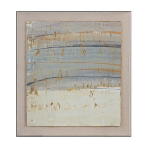 Quiet Horizon I Framed Abstract Canvas - OL